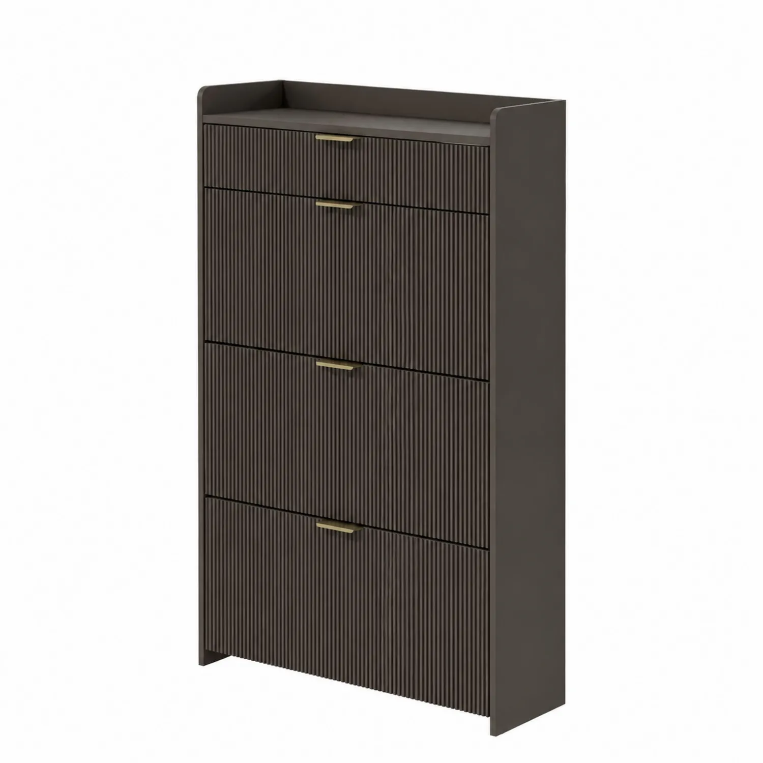 Szafka na buty z płyty MDF brązowa 150x70x30 cm-Velessanest