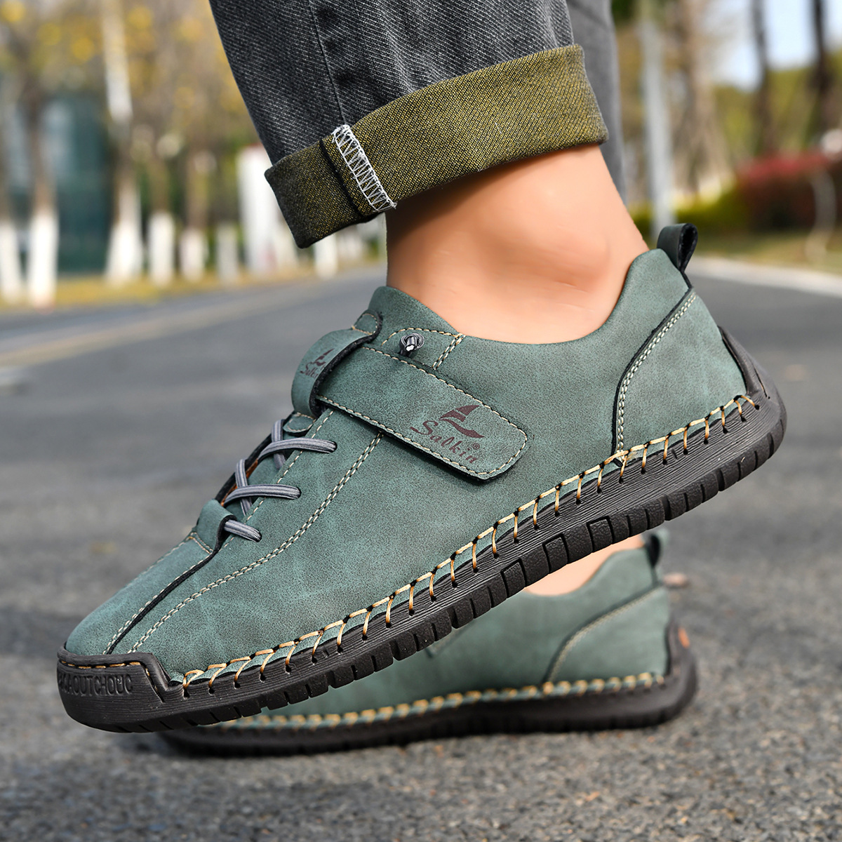 Letzter Tag: 70 % Rabatt 🔥 Orthopädische Freizeitstiefel aus Leder für Damen – weiter Zehenbereich, Fußgewölbestütze, wasserdicht, druckentlastend – für Alltag & Reisen