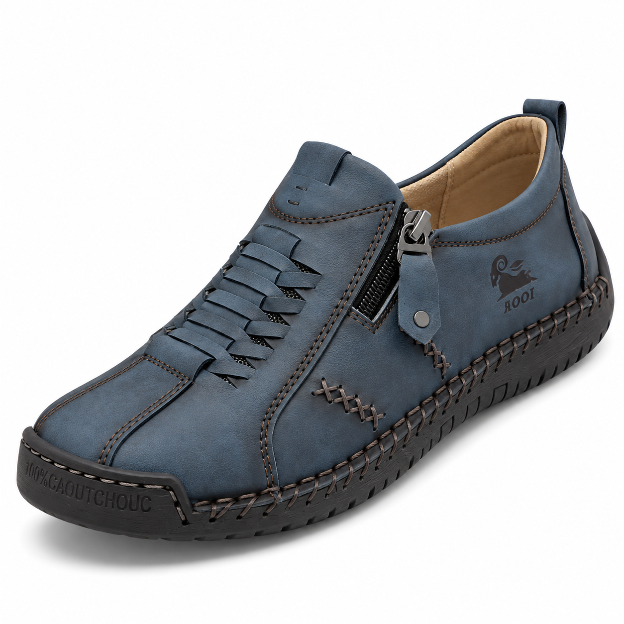 Letzter Tag: 70 % Rabatt 🔥 Orthopädische Freizeitstiefel aus Leder für Damen – weiter Zehenbereich, Fußgewölbestütze, wasserdicht, druckentlastend – für Alltag & Reisen