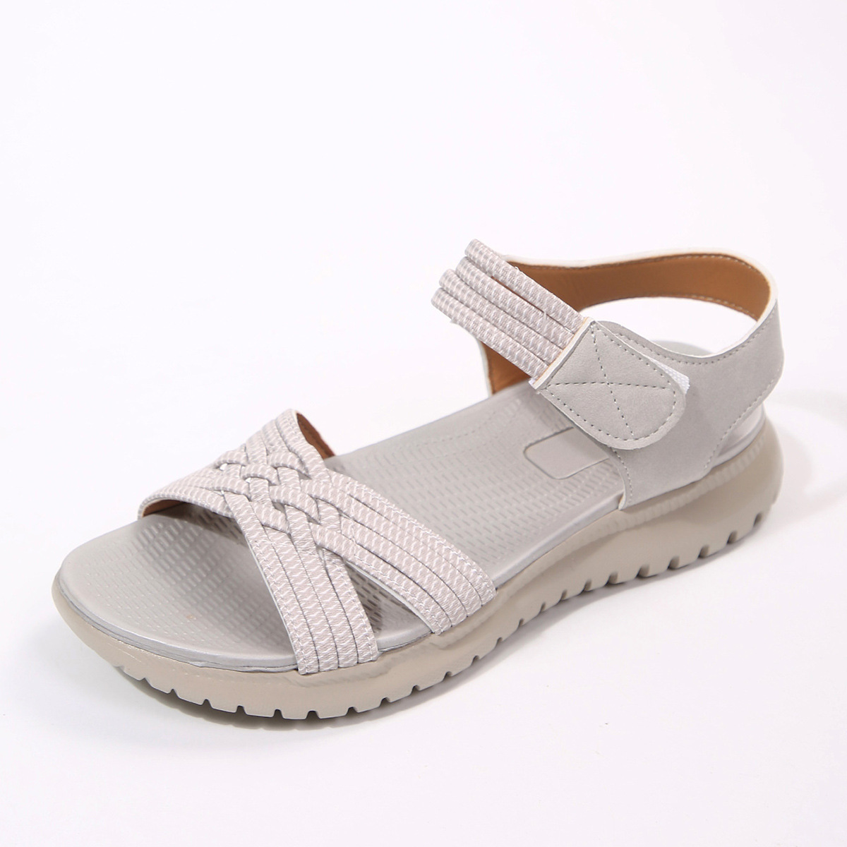Sequin Knit Wedge Sandals – Stretch Into Summer