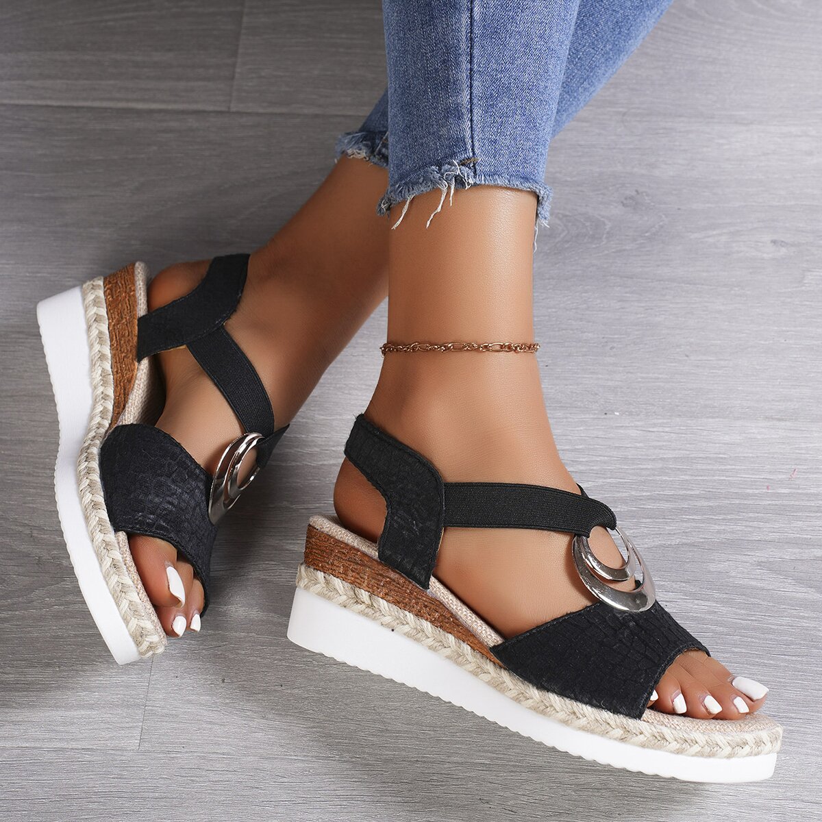 Women’s Comfortable Orthopedic Wedge Open Toe Sandals