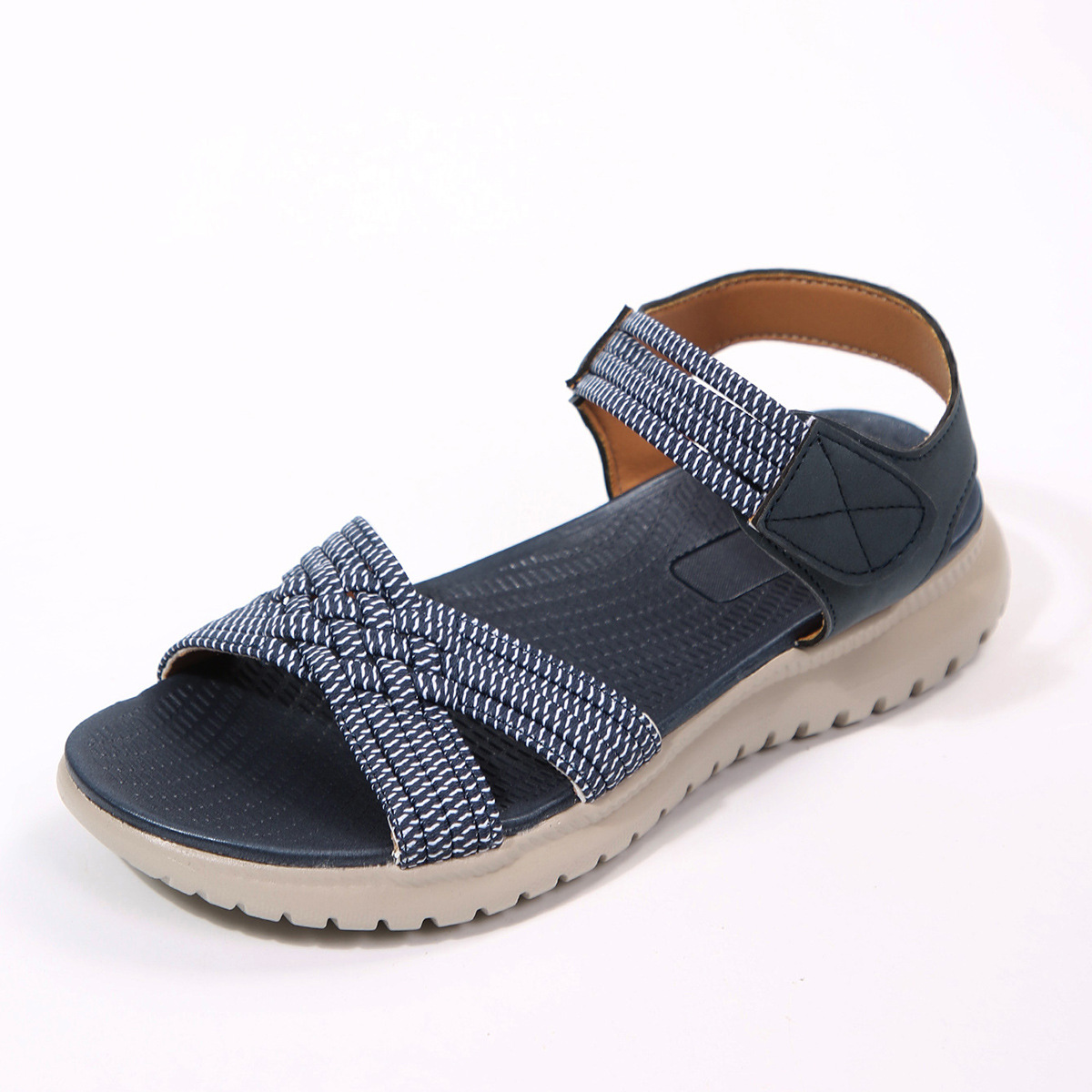 Sequin Knit Wedge Sandals – Stretch Into Summer