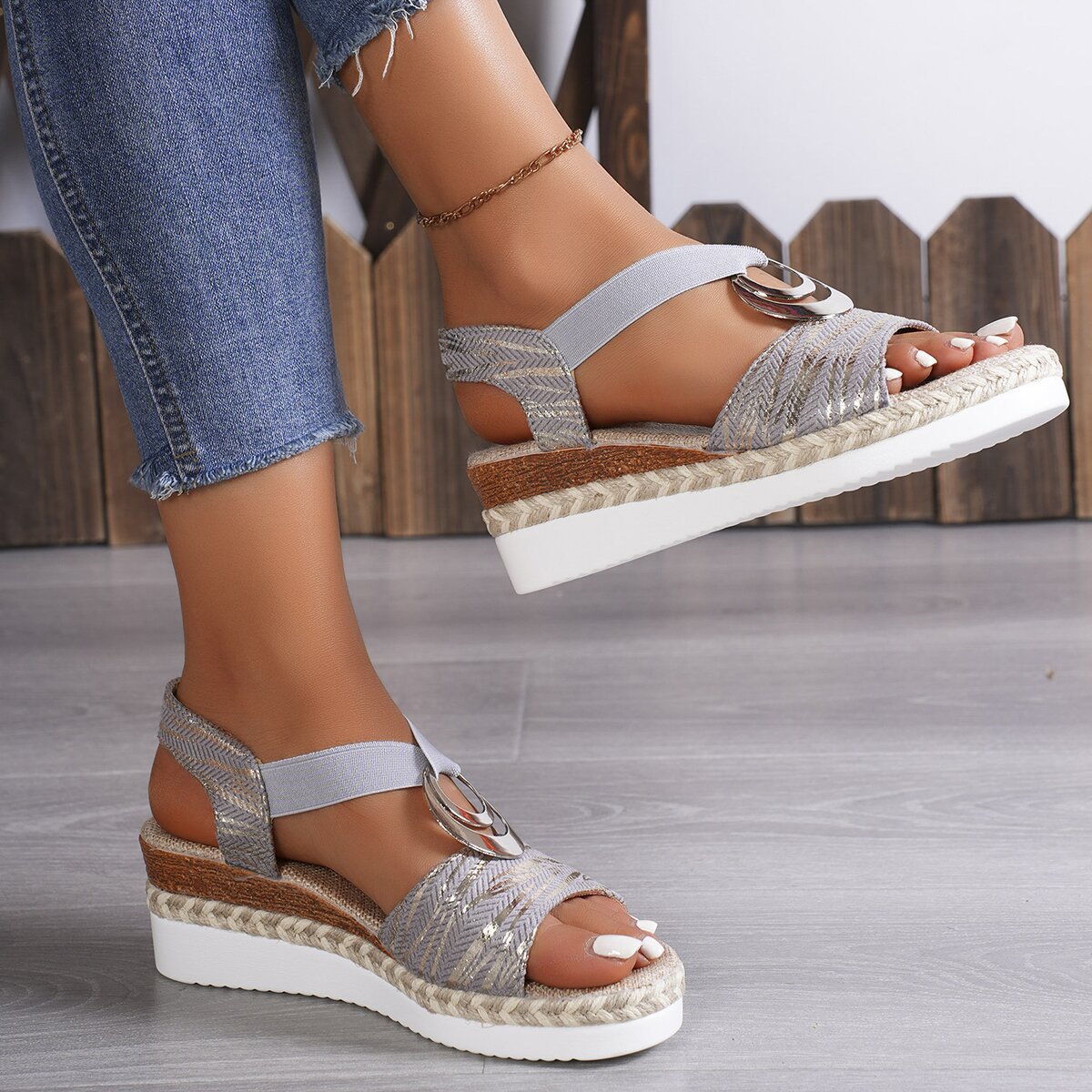 Women’s Comfortable Orthopedic Wedge Open Toe Sandals