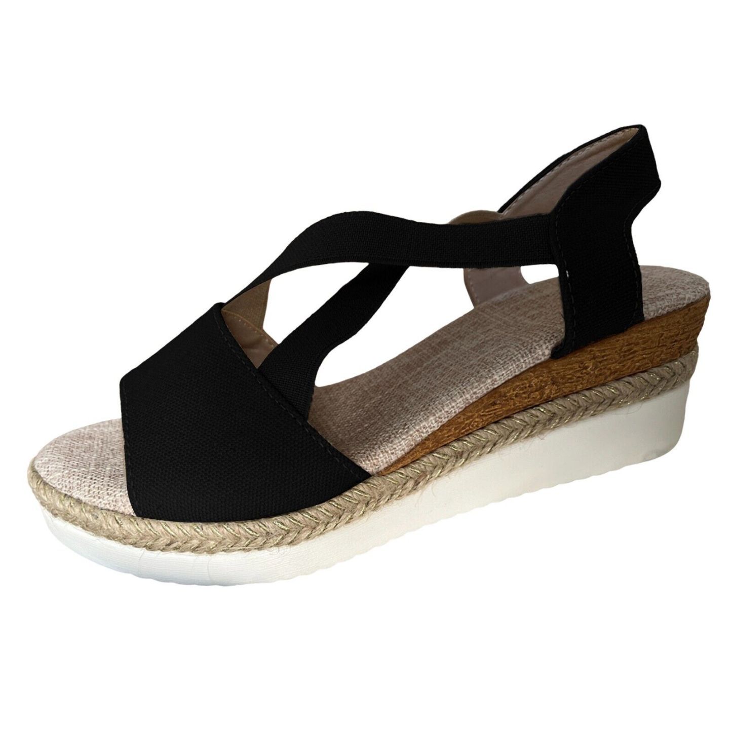 🔥Last Day 70% OFF -Women's Chunky Platform Classic Flat Bottom Slope Heel Sandals