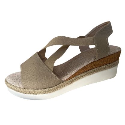 🔥Last Day 70% OFF -Women's Chunky Platform Classic Flat Bottom Slope Heel Sandals