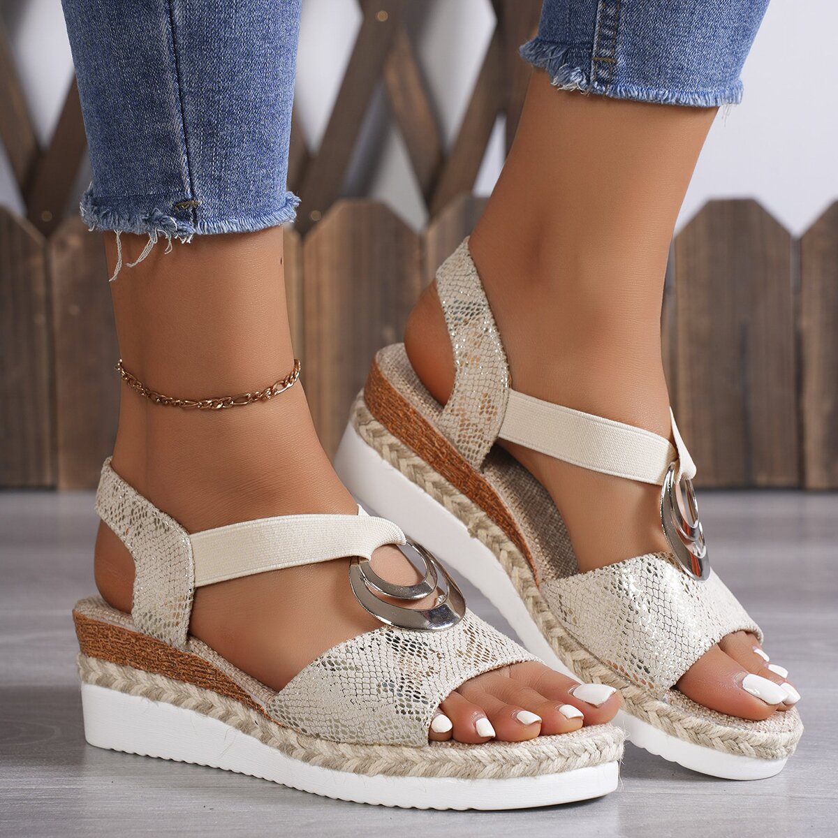 Women’s Comfortable Orthopedic Wedge Open Toe Sandals
