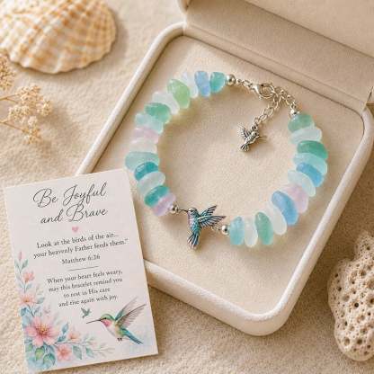 Sea Glass Blessing Bracelet