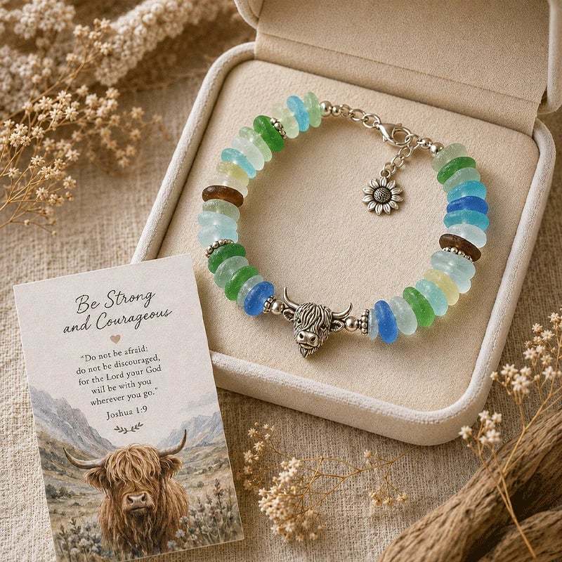 Sea Glass Blessing Bracelet