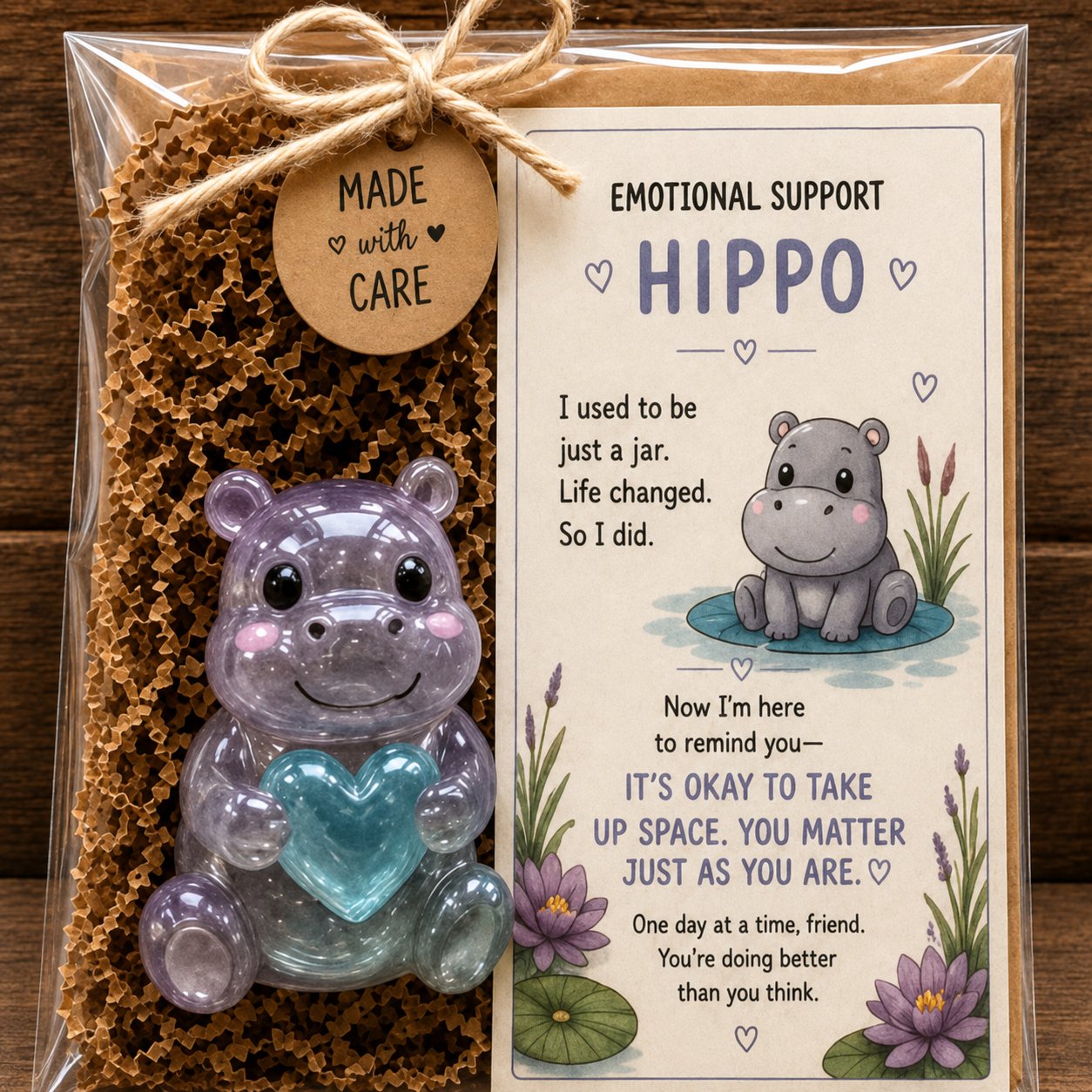 🌸🐝🦉 Emotional Support Glass Animal Gift Set – A Meaningful Little Reminder That You Matter 💕