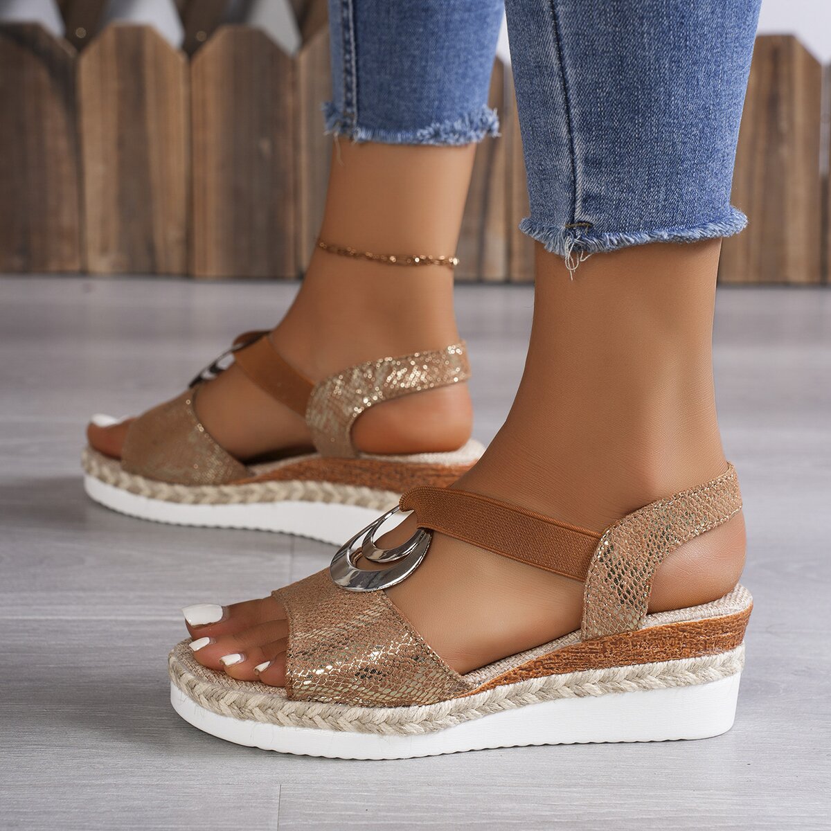 Women’s Comfortable Orthopedic Wedge Open Toe Sandals