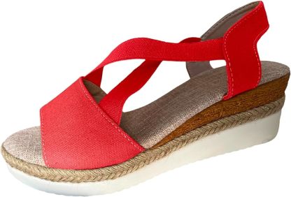 🔥Last Day 70% OFF -Women's Chunky Platform Classic Flat Bottom Slope Heel Sandals