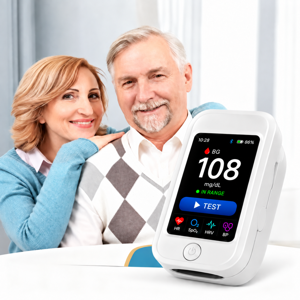 Hot Sale Non-Invasive Glucose & Health Monitor | 🩸 No Finger Pricks Blood Sugar Monitoring Device