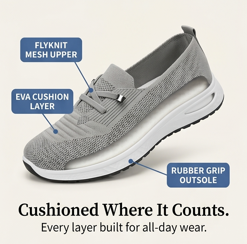 🔥 Letzter Tag! 70 % Rabatt! Atmungsaktive Mesh-Schuhe mit Dämpfung und Halt