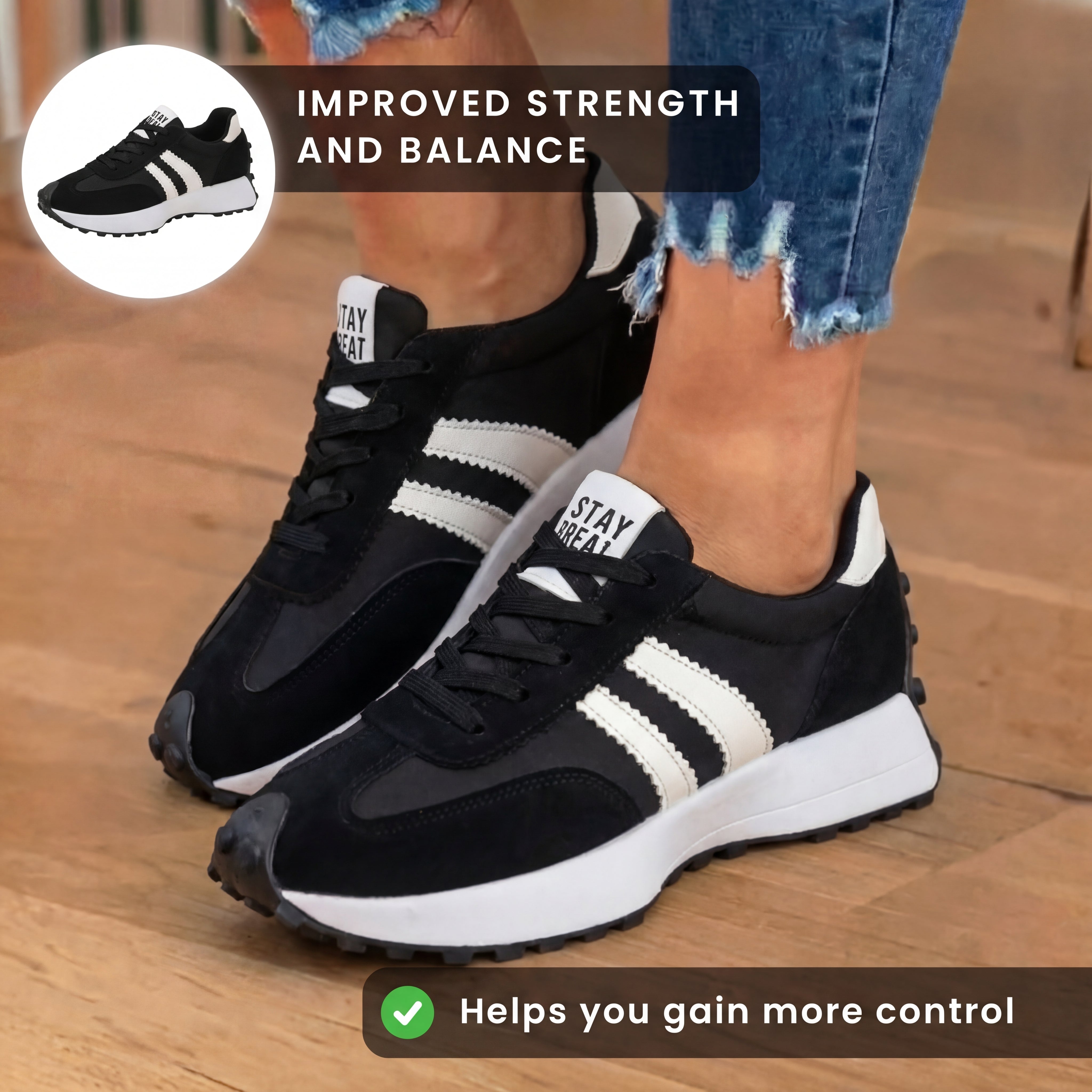 Classic  sneakers with a timeless style.