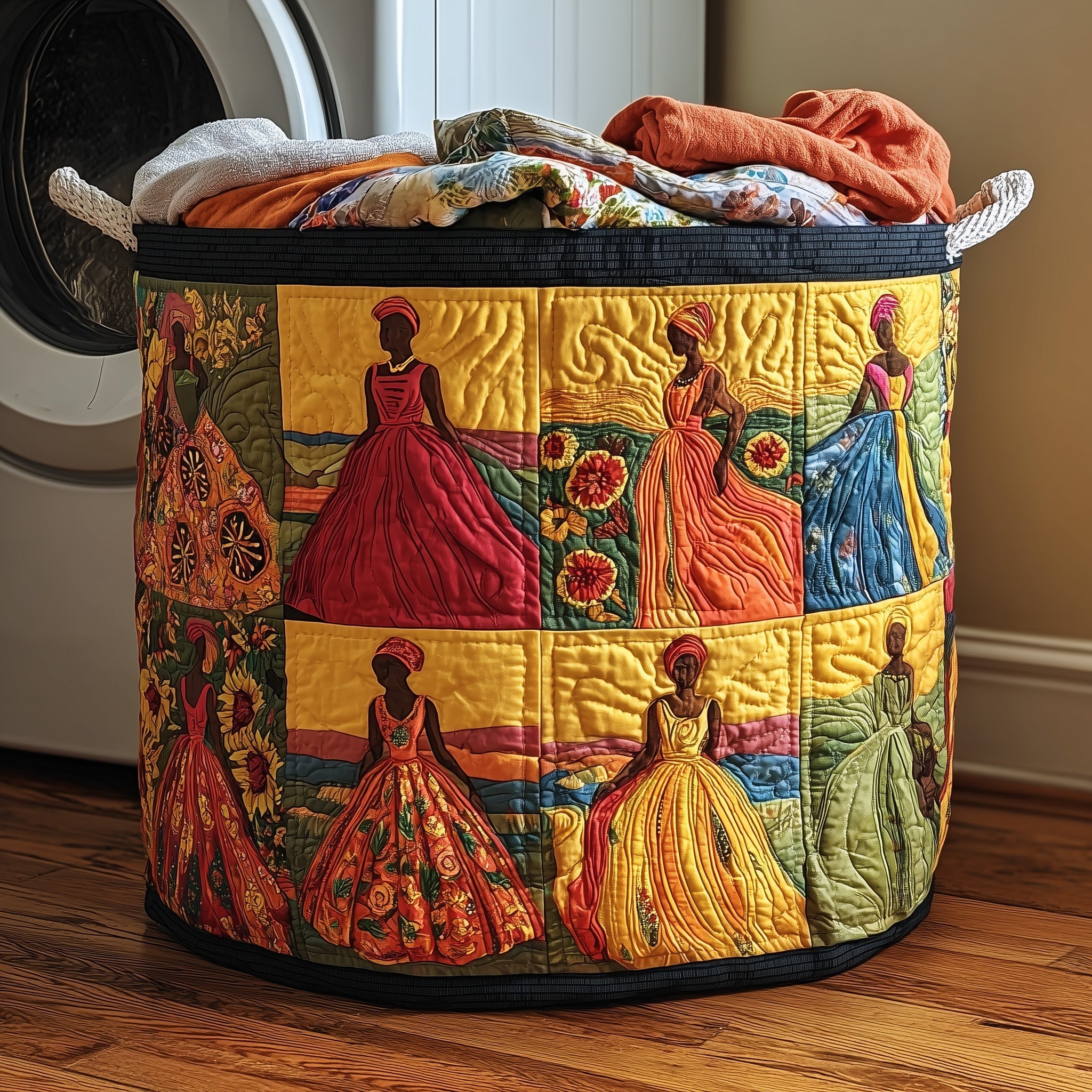 Soulbound Roots Quilted Laundry Basket GFTOTL4710