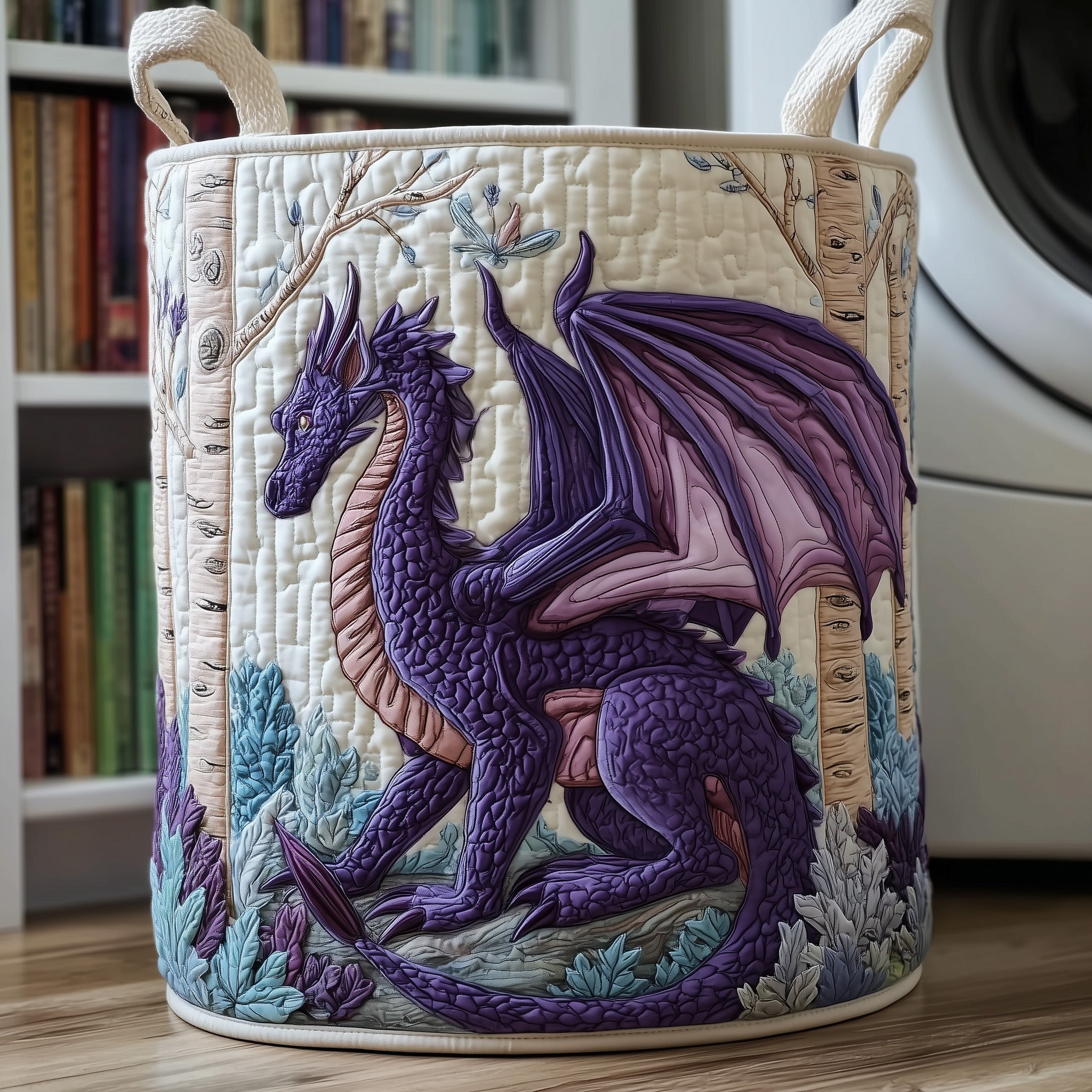 Dragon Quilted Laundry Basket GFTOTP11120