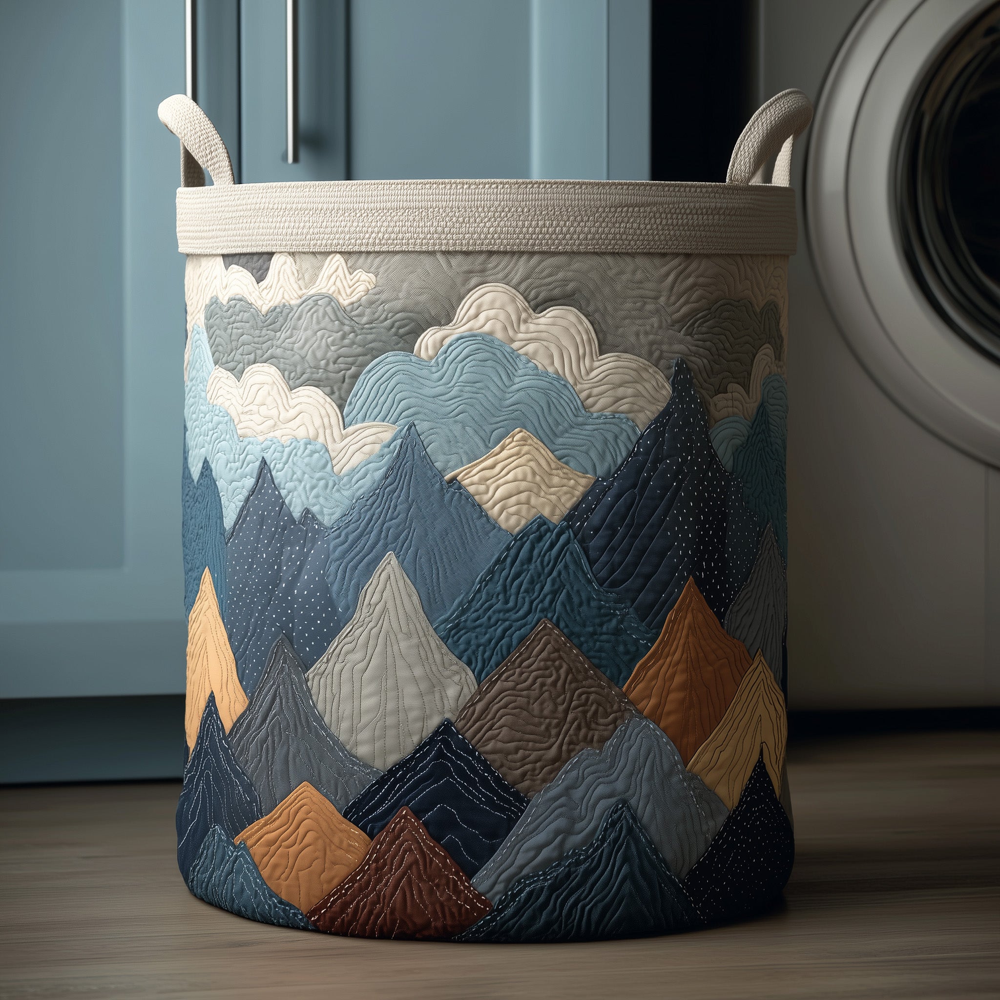 Forest Quilted Laundry Basket GFTOYC53