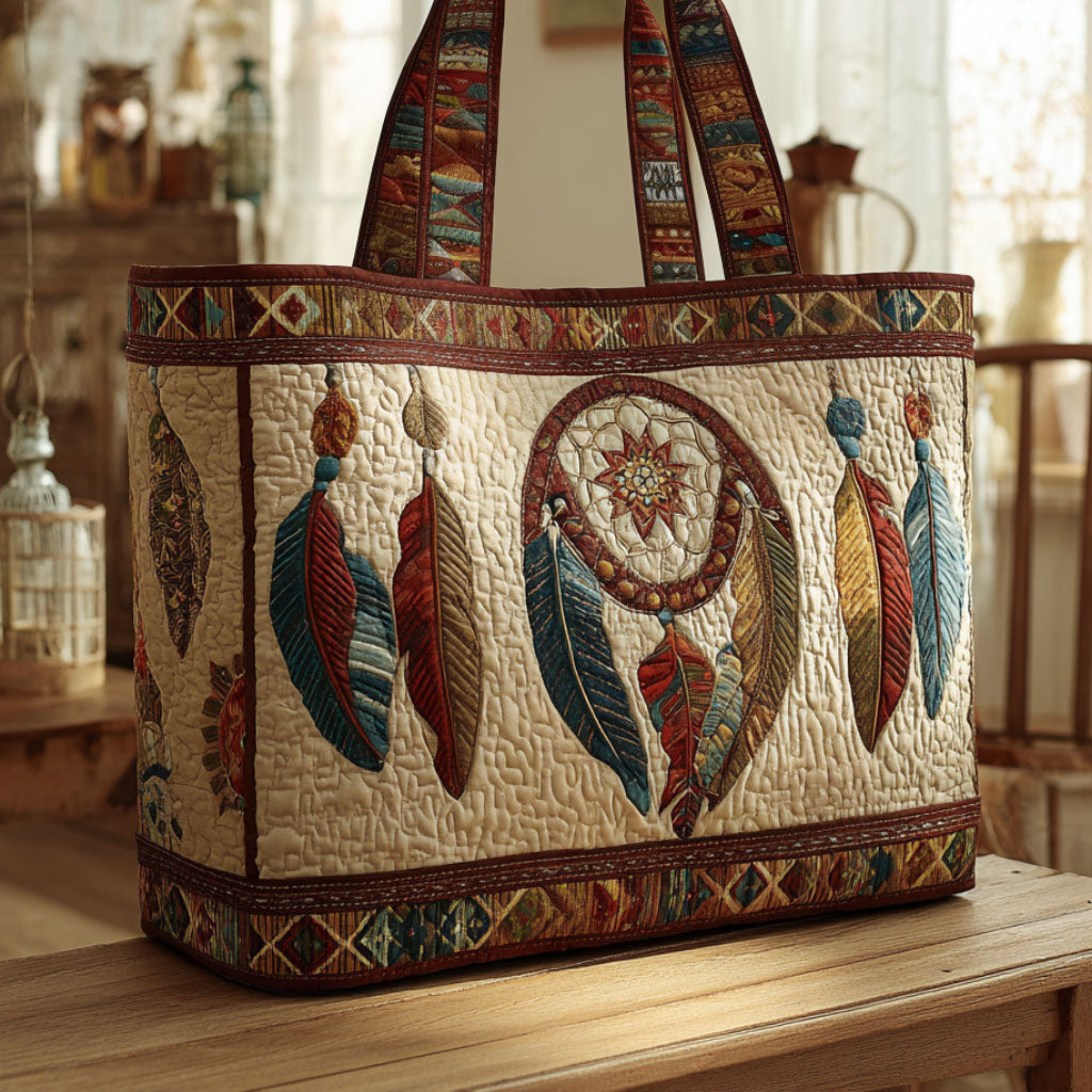 Earthsong Dreams Quilted Tote  Bag