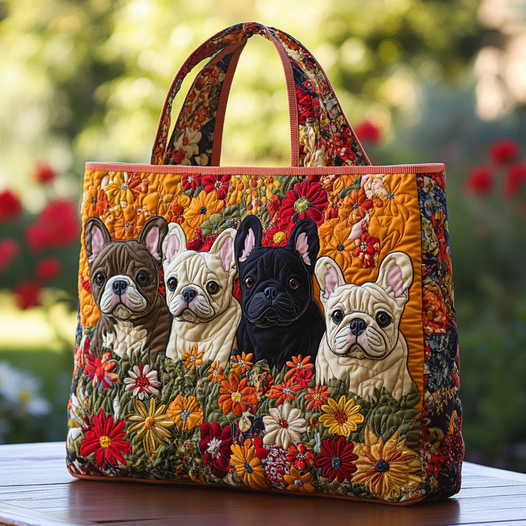 Rustle Snort Quilted Tote  Bag