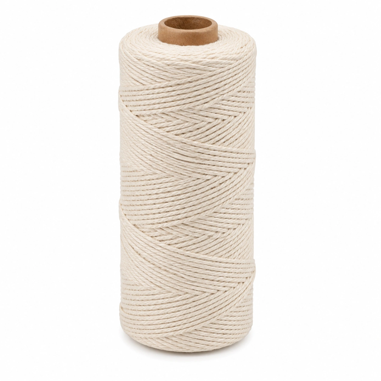 Baumwollkordel Creme Rolle-skandelo