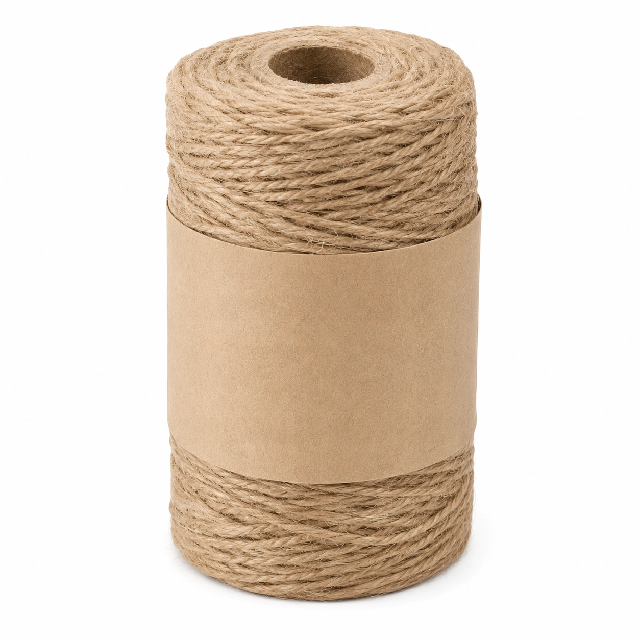 Jute Dekokordel Natur Rolle-skandelo