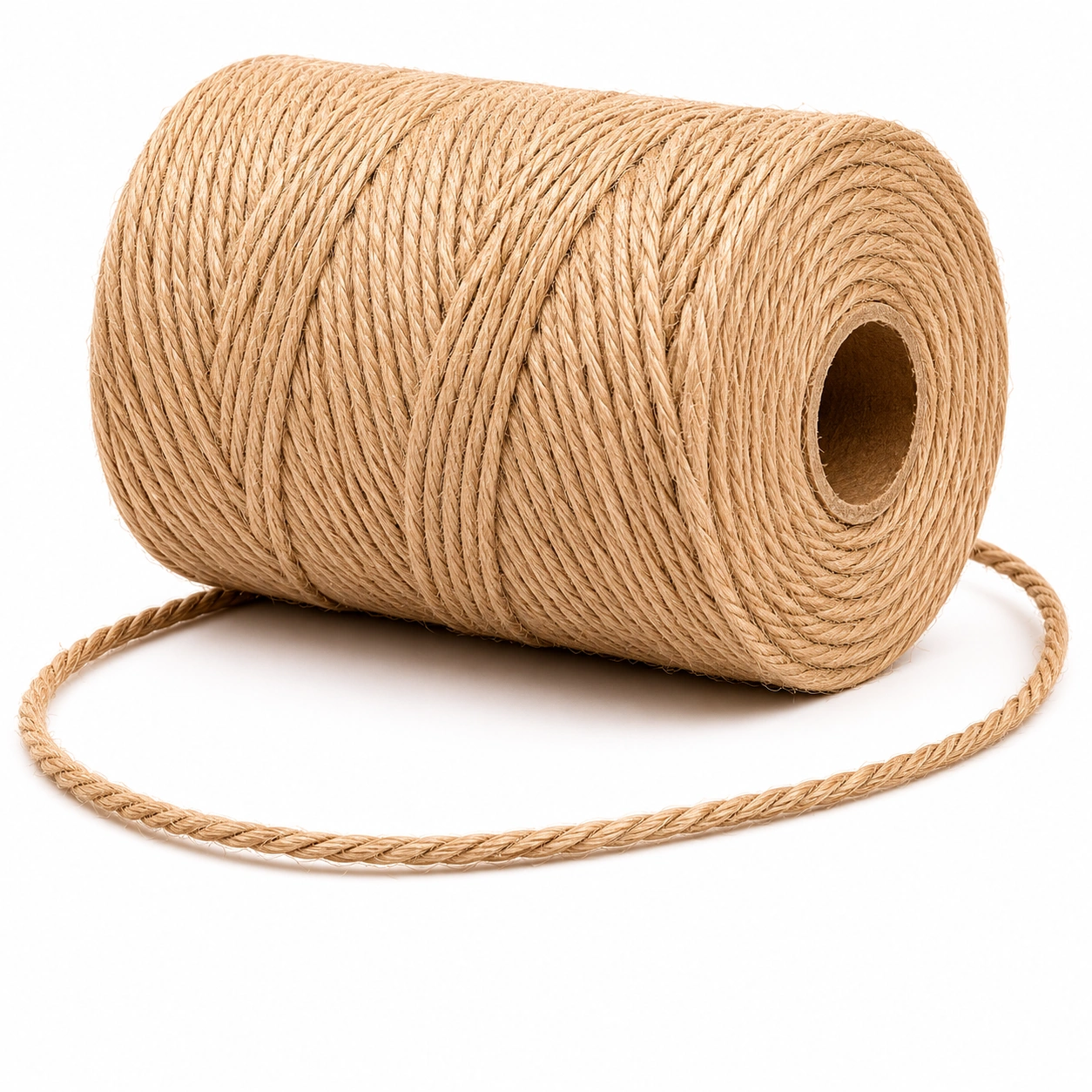 Geflochtene Papierkordel Natur-skandelo