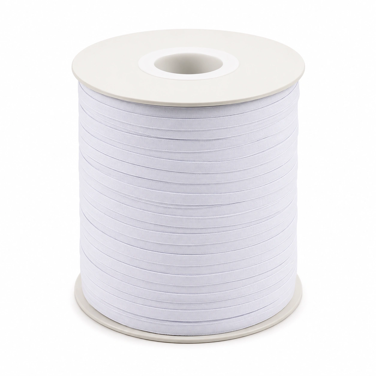 Flachgummi Weiss Meterware-skandelo