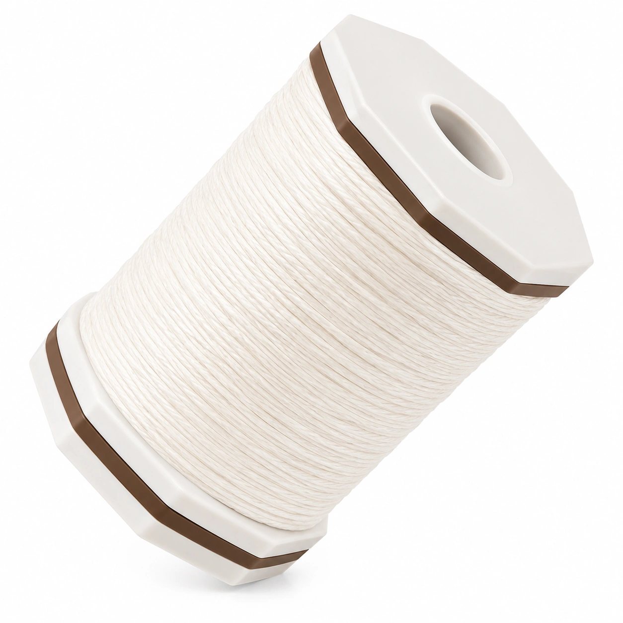 Baumwoll Kordel Creme auf Spule-skovaraliving
