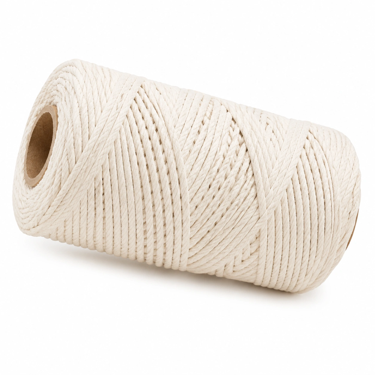 Baumwollkordel Creme auf Rolle 4 mm-skovaraliving