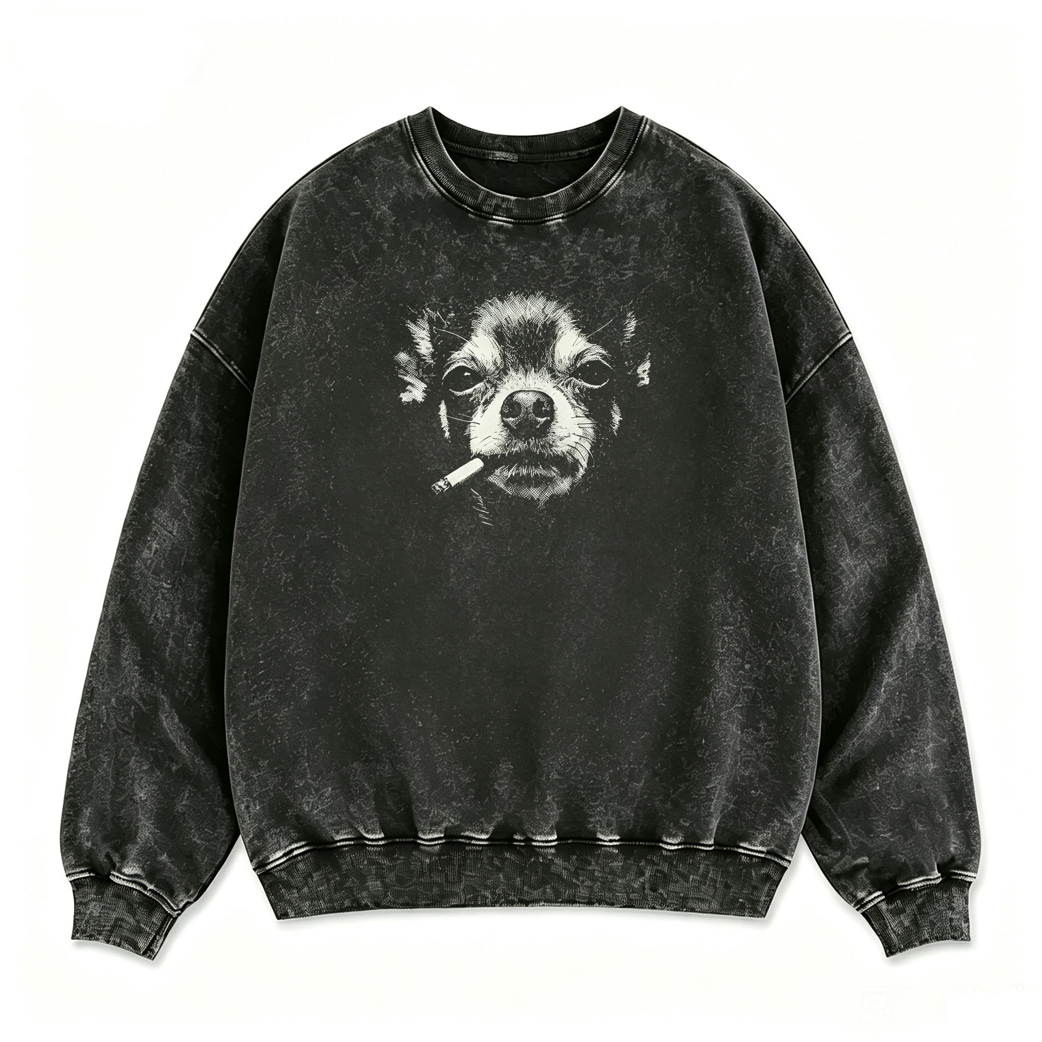 Funny Chihuahua Dog Smoking Sweatshirt