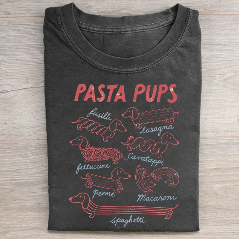 Funny Dachshund Spagetti T-shirt