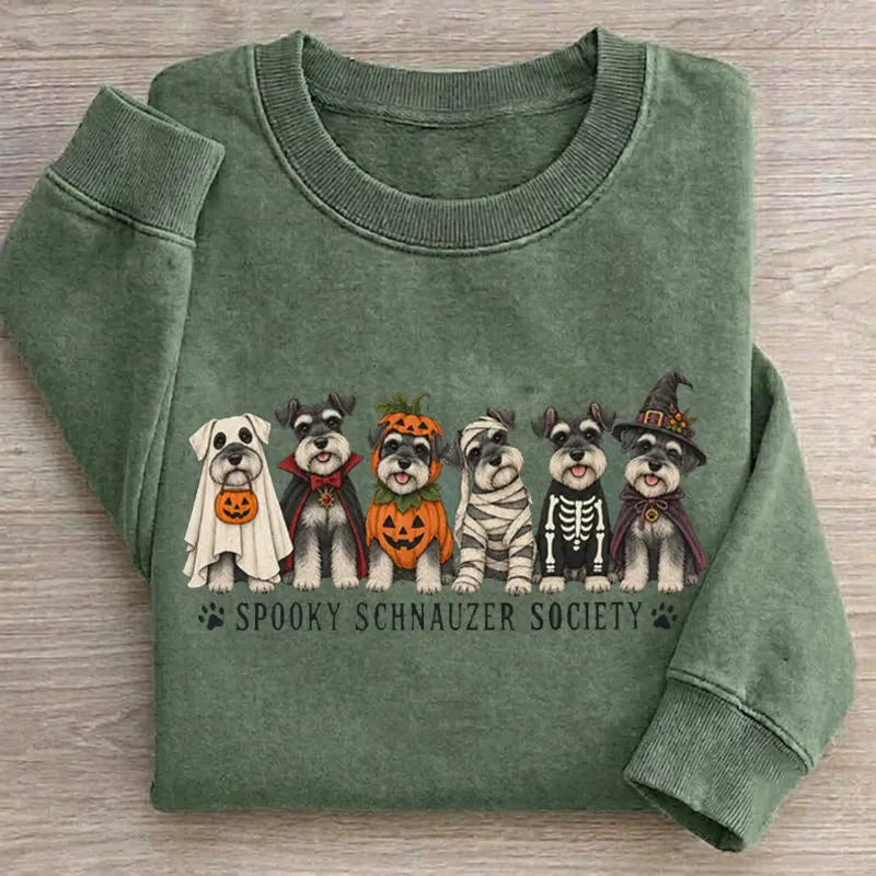 Spooky Schnauzer Society Sweatshirt