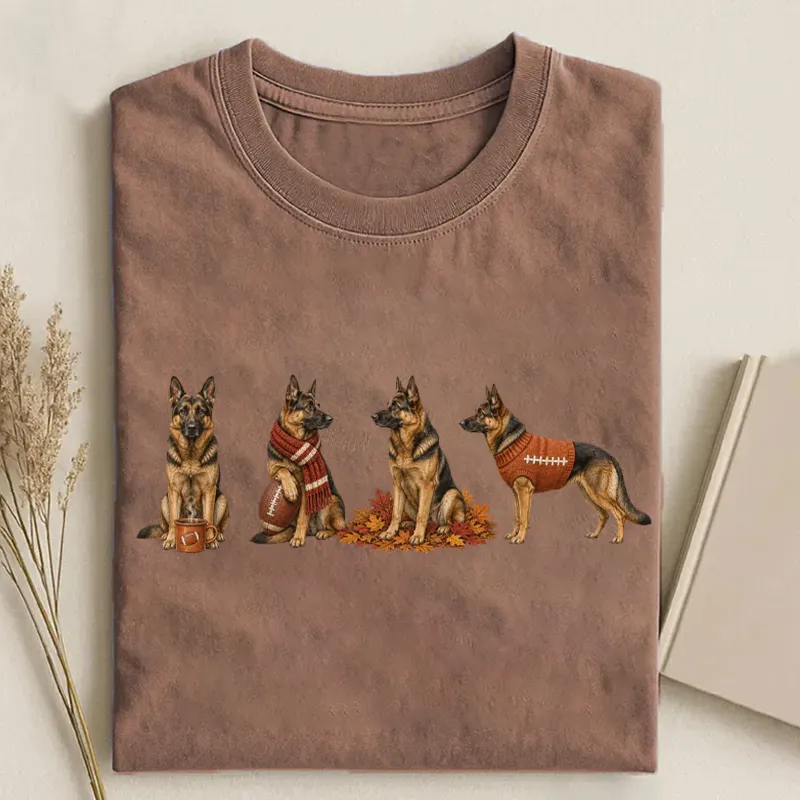 Fall German Shepherd T-shirt