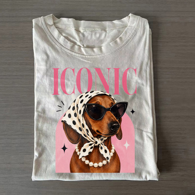 Funny Iconic Dachshund T-shirt