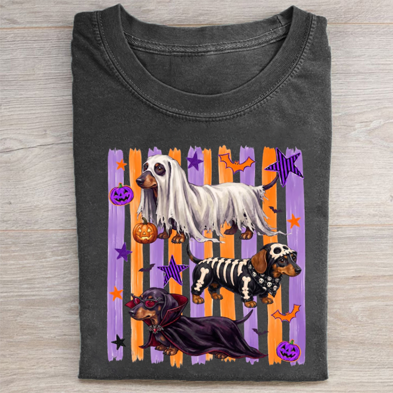 Halloween Dachshund T-shirt