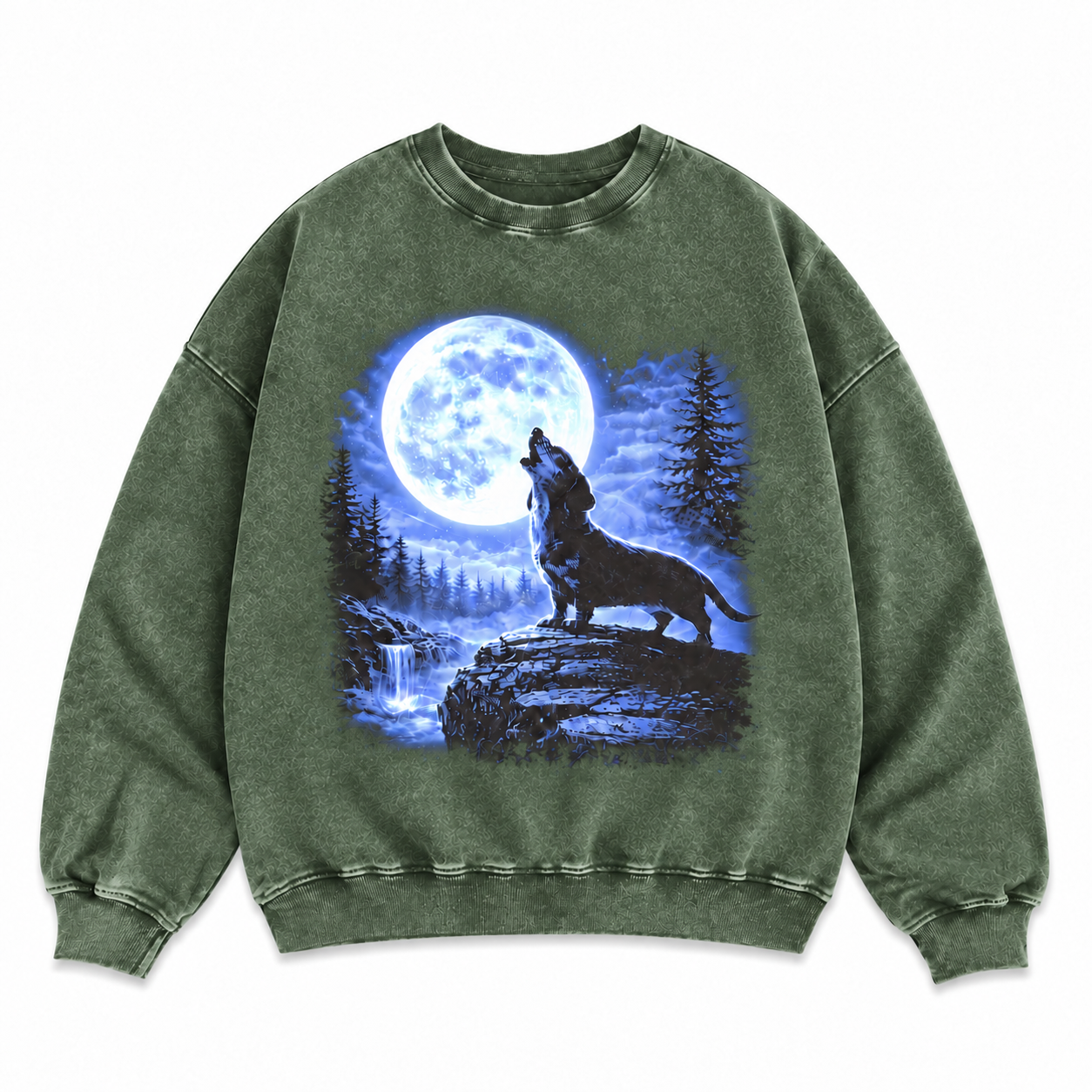 Dachshund Howling Moon Sweatshirt