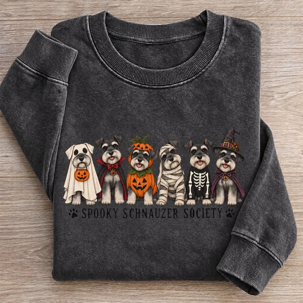 Spooky Schnauzer Society Sweatshirt
