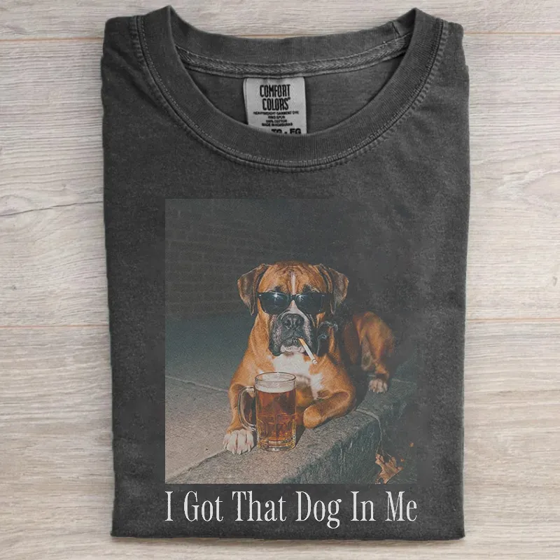 Boxer Dog Beer T-shirt