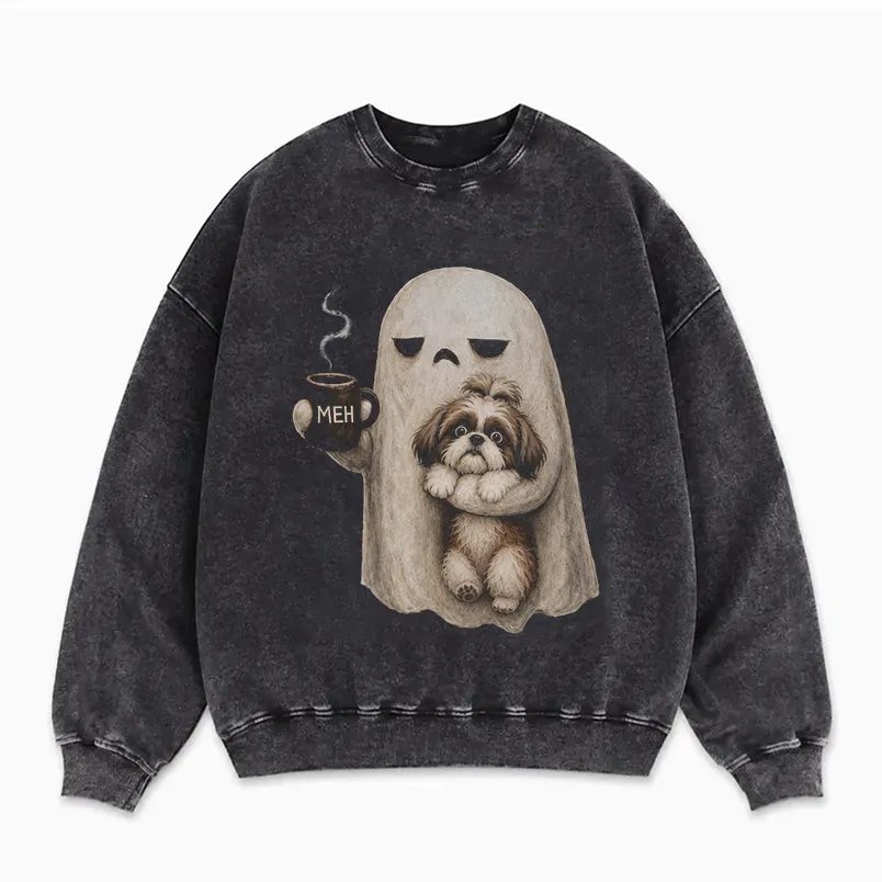 Grumpy Ghost Shih Tzu Sweatshirt