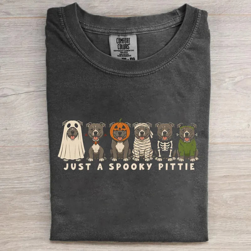 Just A Spooky Pittie Halloween T-shirt
