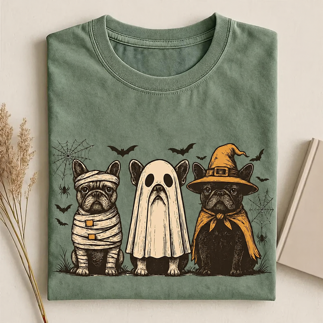Halloween French Bulldog T-shirt