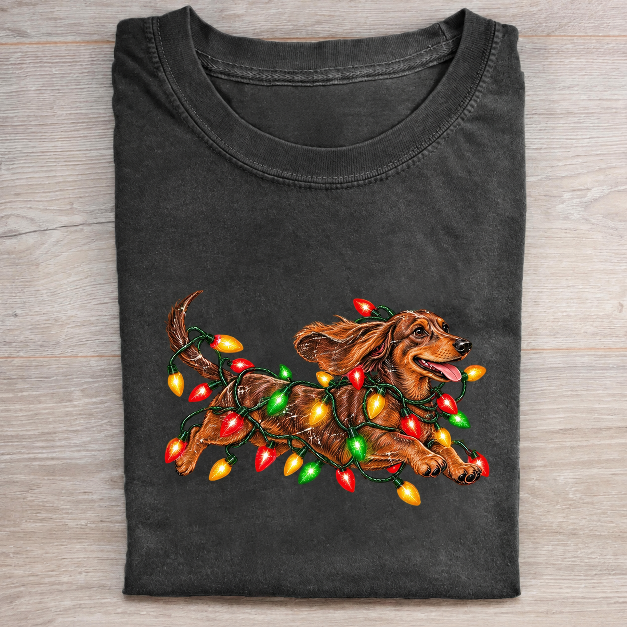 Merry Christmas Dachshund T-shirt