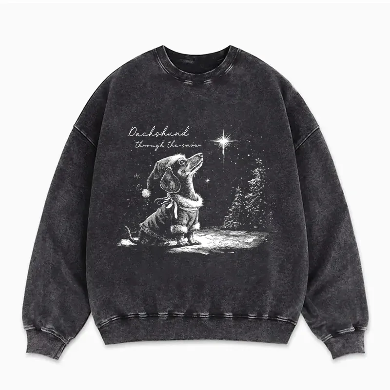 Cute Christmas Dachshund Sweatshirt
