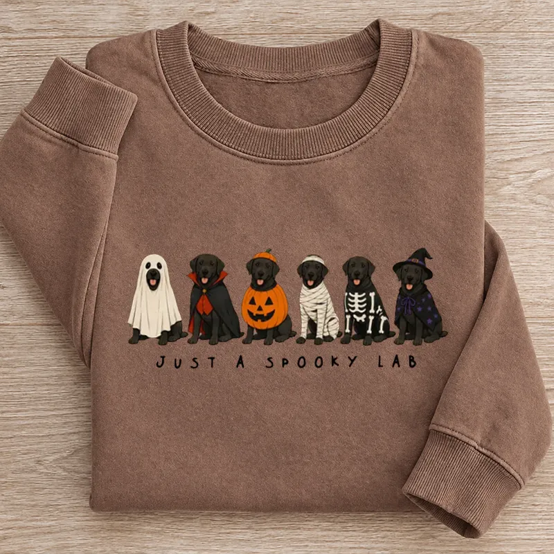 Black Lab Halloween Sweatshirt
