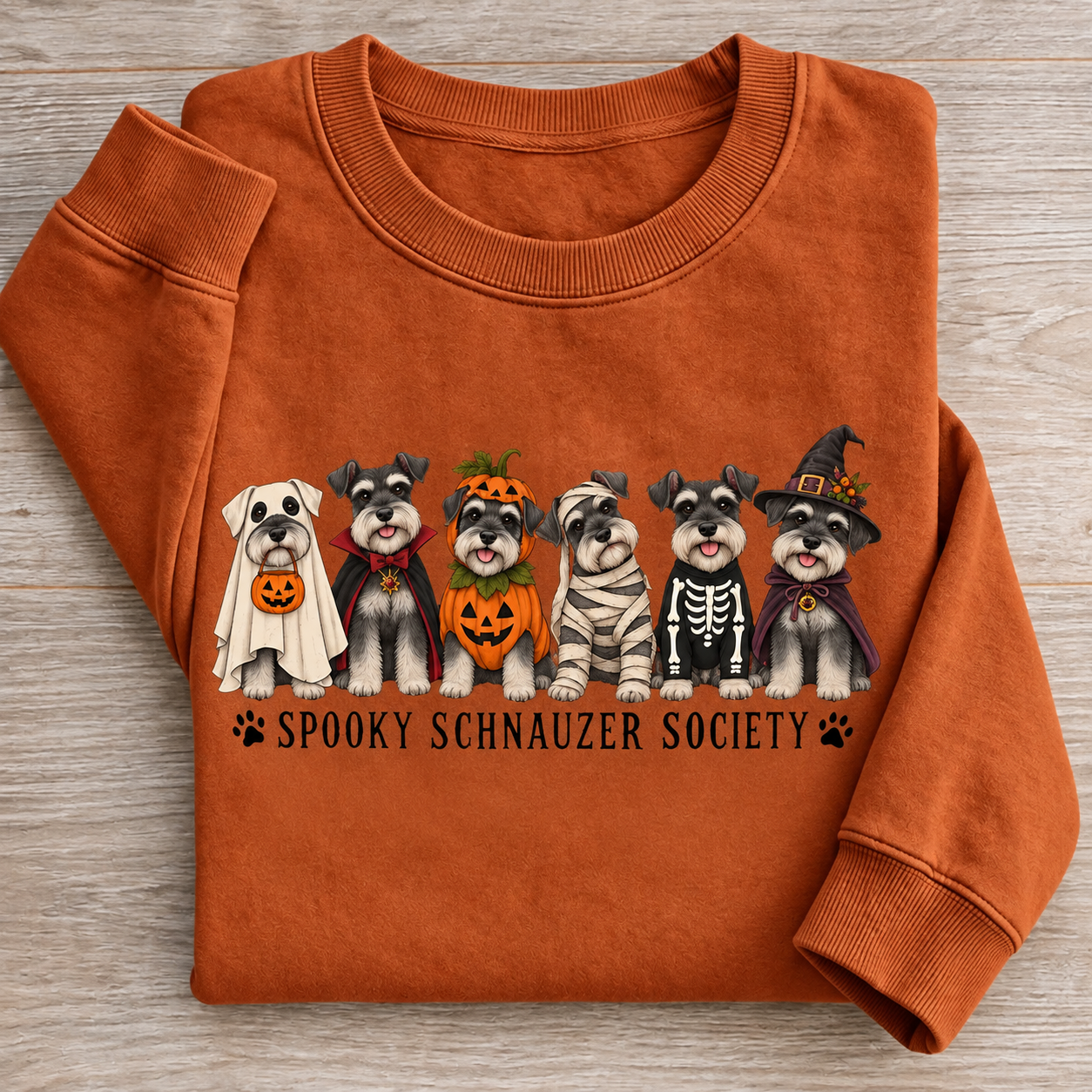 Spooky Schnauzer Society Sweatshirt
