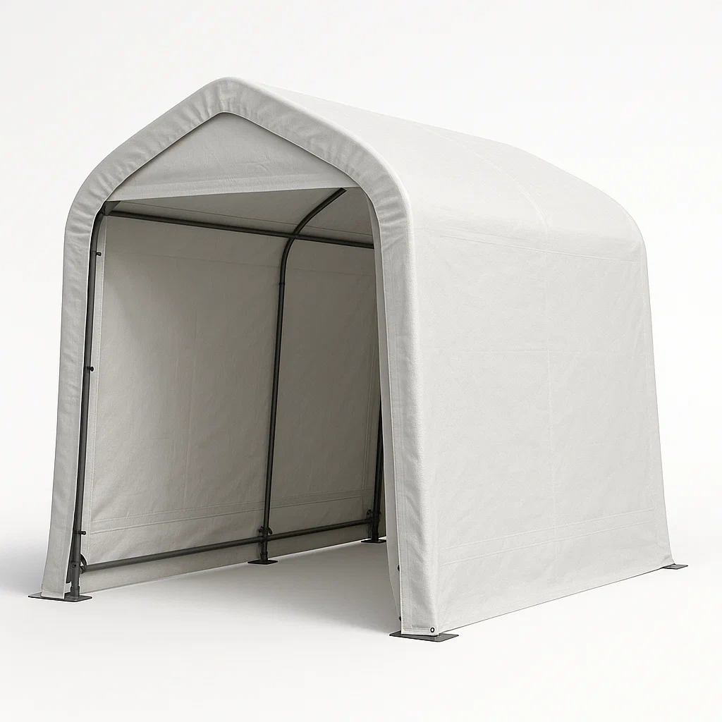 Auto-Unterstand Stahl PVC Weiß 300x200x190 cm-COZYELITO