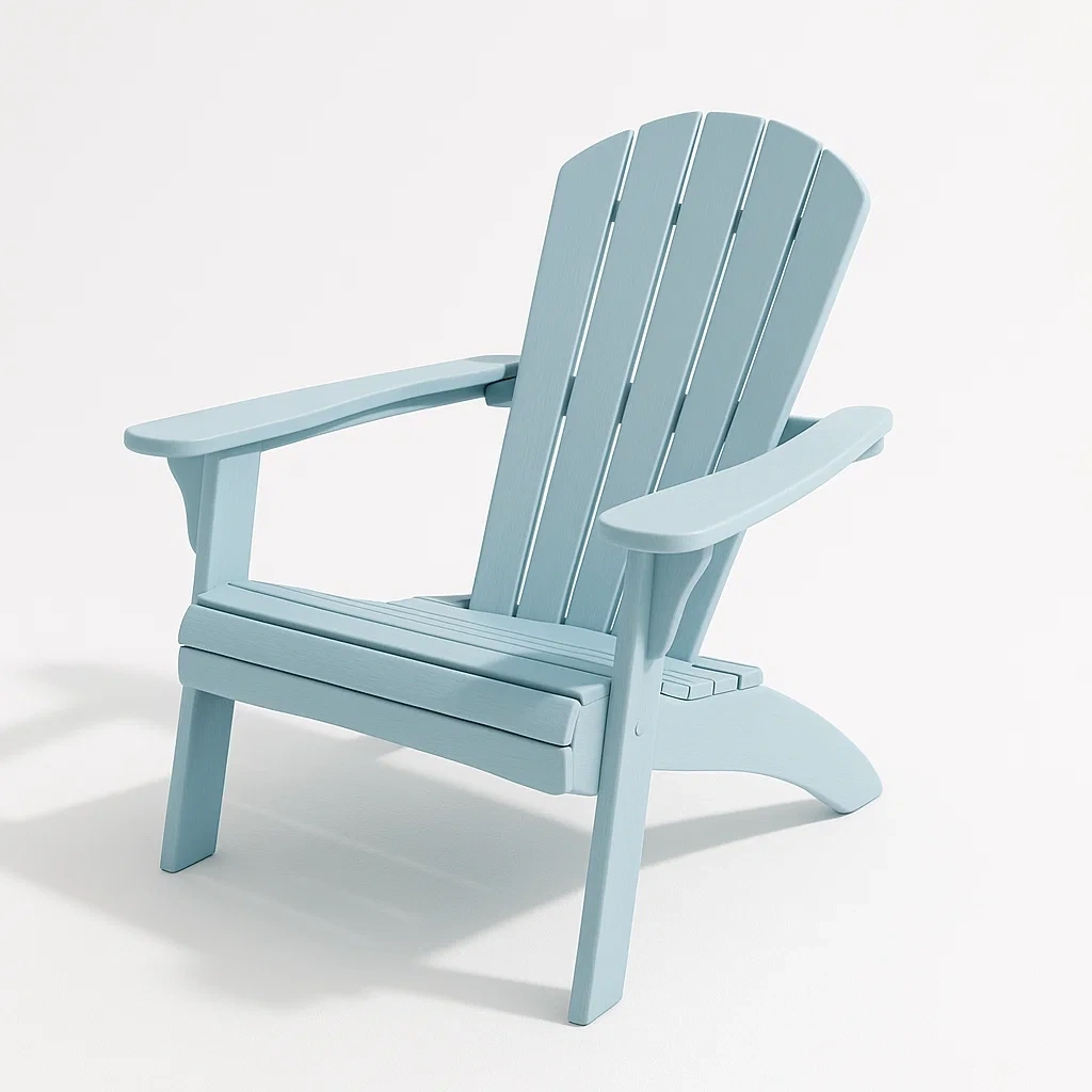 Adirondack Stuhl Polyethylen Blau-COZYELITO