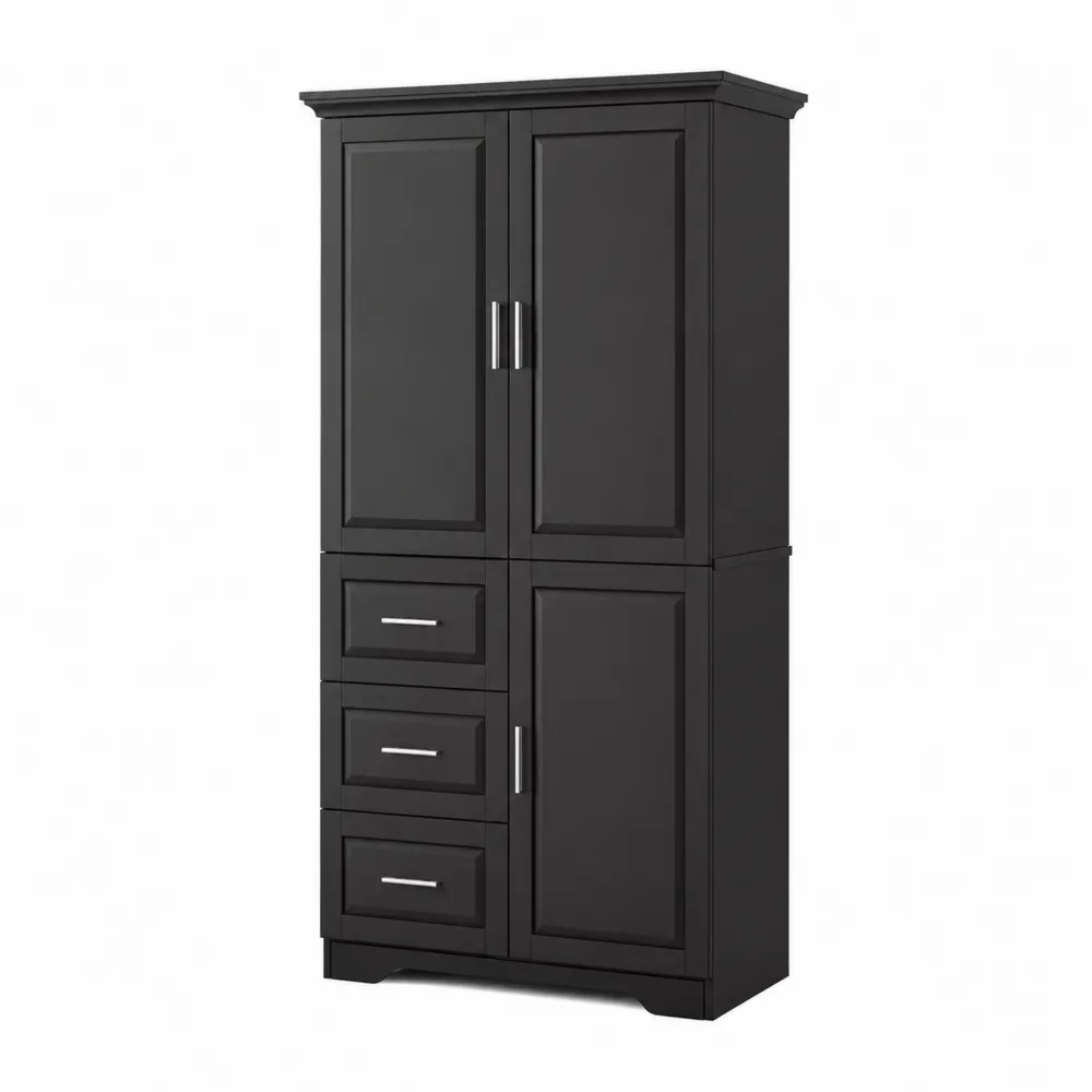 Szafa z drzwiami i szufladami MDF 200x90x40 cm