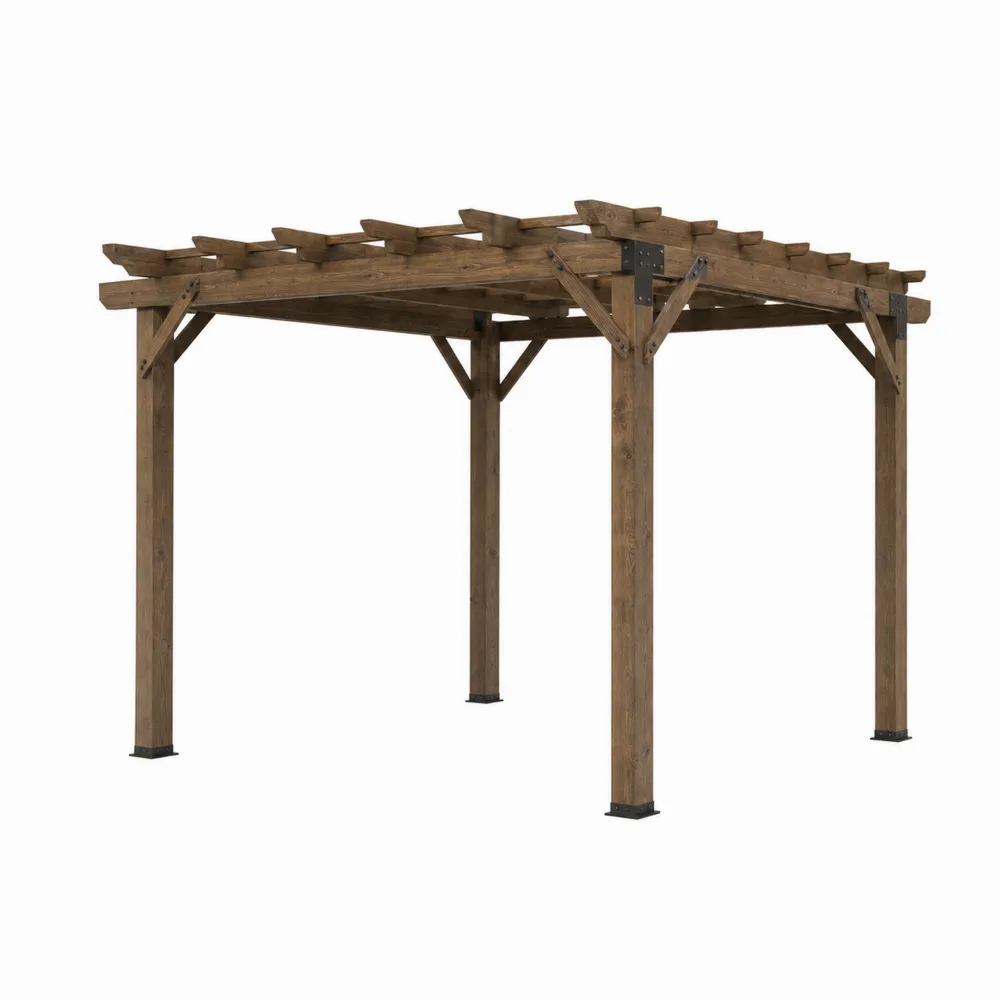 Drewniana Pergola Ogrodowa 3x3 m