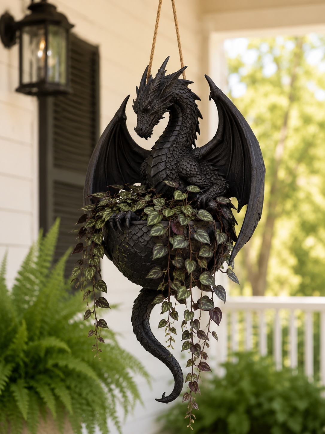 🦇 Gothic Creature Hanging Planter Collection